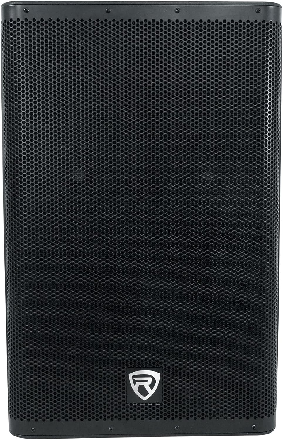 Rockville DX15 Bundle: (2) 2000W Peak / 500W RMS 15-in Class-D Powered Active DJ PA Speakers, (2) Adjustable Tripod Stands, (2) 20 ft XLR Cables, RMC-XLR Metal Handheld Microphone with Cables, 5-items