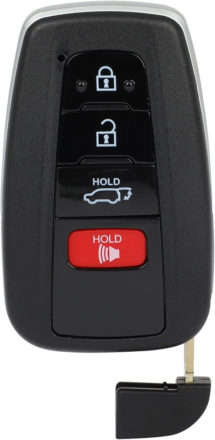 ECCPP HYQ14FBC Keyless Entry Remote Car Key Fob Replacement for 2019-2021 for Toyota RAV4 2.5L 0 4 Buttons Pack of 2