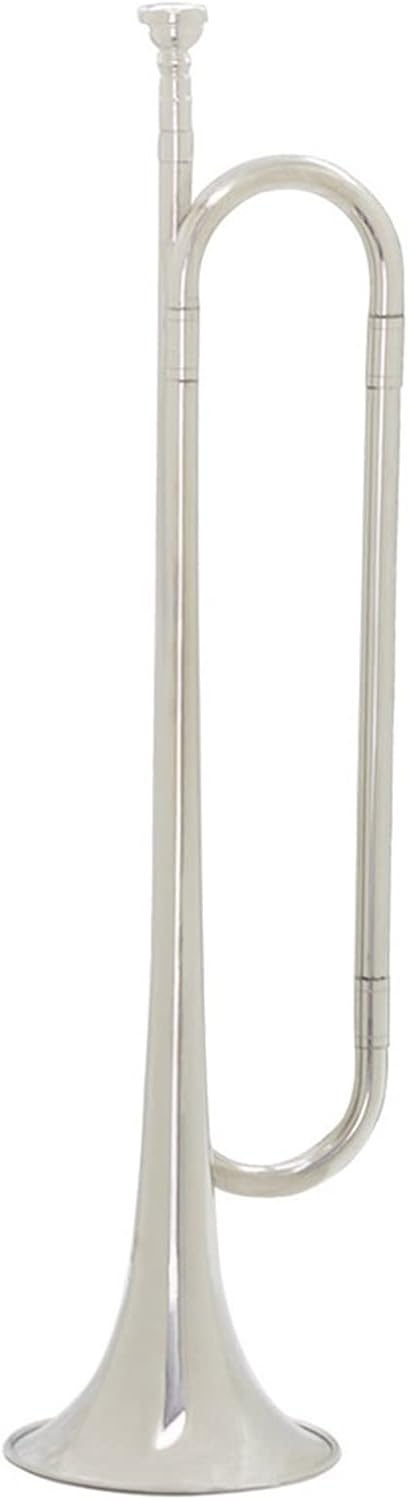 TSTS Metal Trumpet Professional Brass Instrument Horn Bugle for Musical Gifts Beginner Military Orchestra Bugle Trumpet (Color : 02)