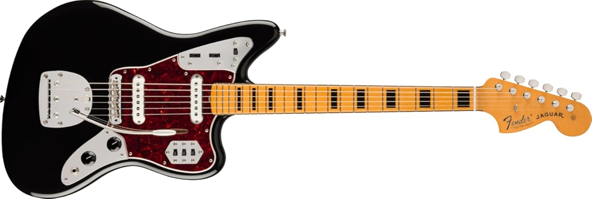 Fender Vintera II '70s Jaguar Electric Guitar - Black