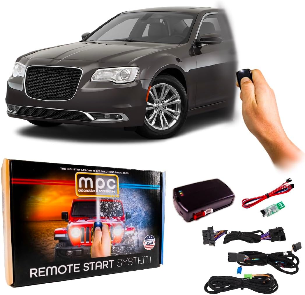 MPC Remote Start Compatible with Chrysler 300 2018 || Plug and Play || Push Lock 3X to Start || USA Tech Support