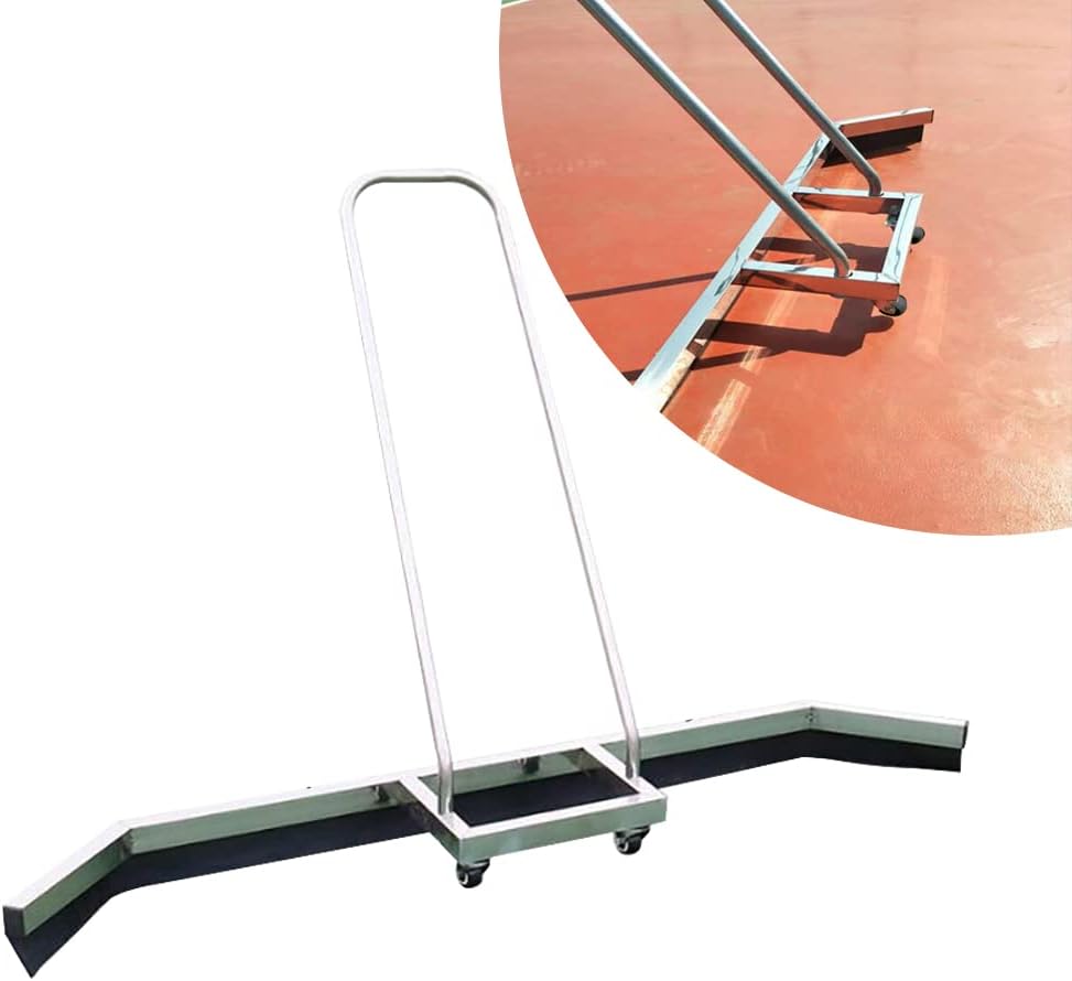 Tennis Court Squeegee Dew Broom, Heavy Duty Sports Court Surface Water Remover Tennis Courts Water Pusher Tool