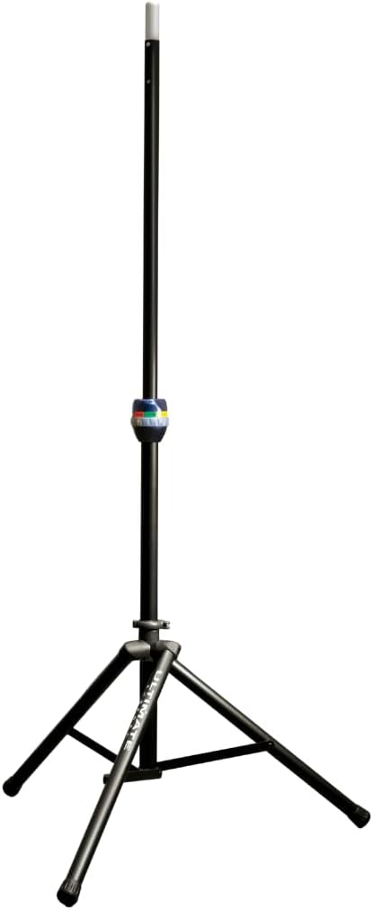 Ultimate Support TS-90B TeleLock Series Lift-Assist Aluminum Speaker Stand w/Integrated Speaker Adapter