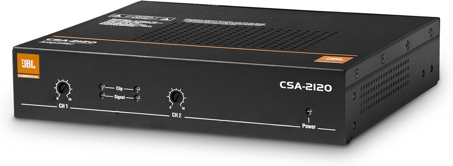 JBL Professional CSA2120 Commercial Series Two-Channel 120W Power Amplifier