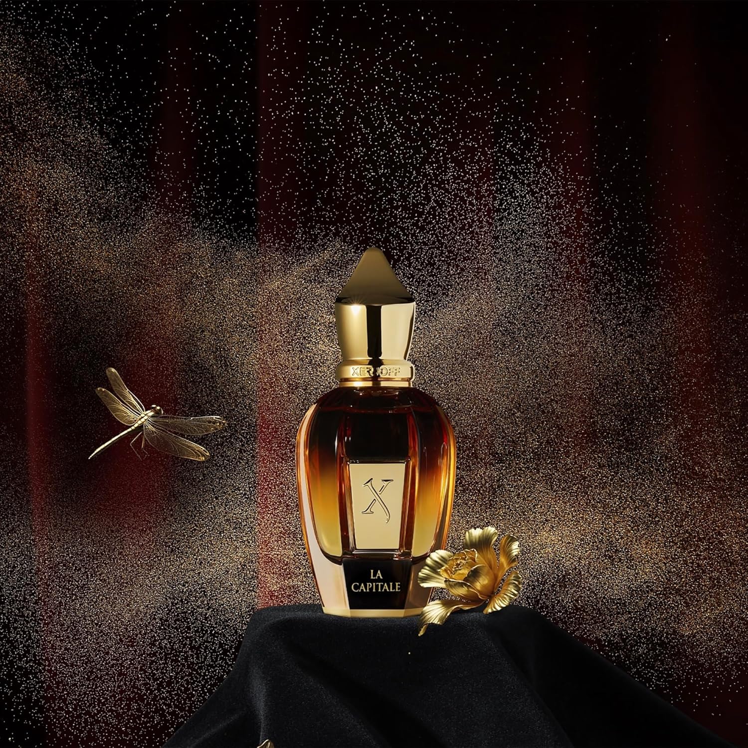 Xerjoff La Capitale Parfum, 50ml / 1.7 fl oz – Gourmand Amber Unisex Perfume (Strawberry, Leather, Vanilla)