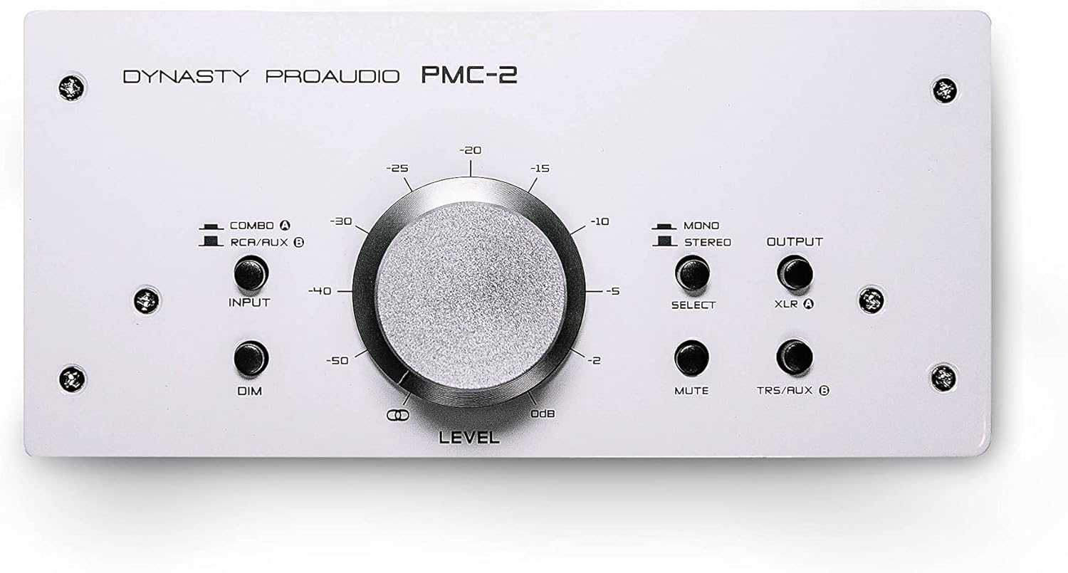 DYNASTY PROAUDIO PMC-2 Premium Passive 2 x 2 Studio Monitor Volume Controller