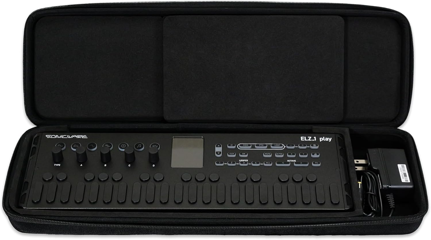 ELZ_1 play V2 Launch Edition incl. Case [Portable Synthesizer] 18 Synth Engines, 48 Effects, 4-Track Looper, Sequencer, Built-in Stereo Speakers, Battery-Powered, Original Waldorf Wavetables