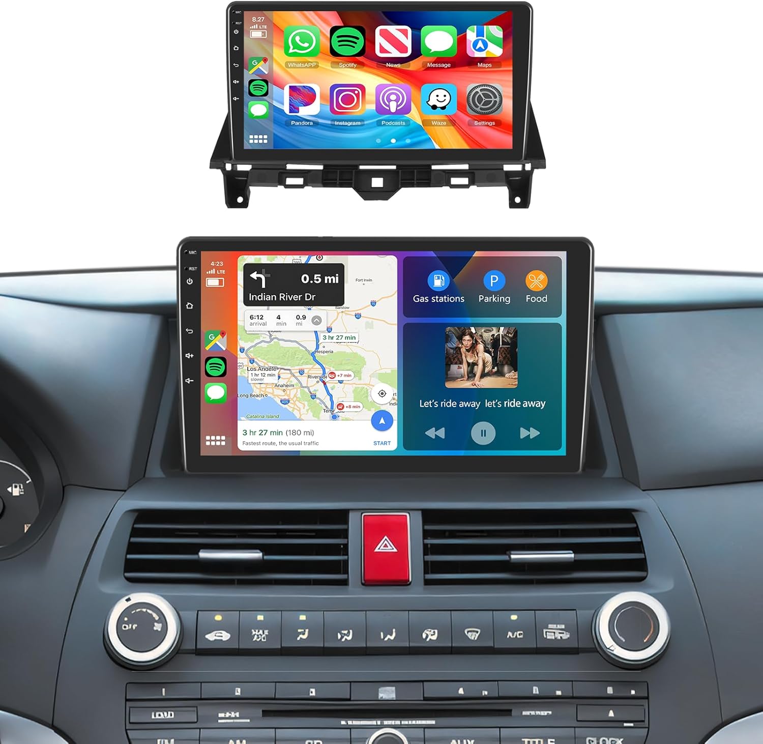 Car Radio Stereo for Honda Accord 8th 2008-2013 2+64G, 10.1