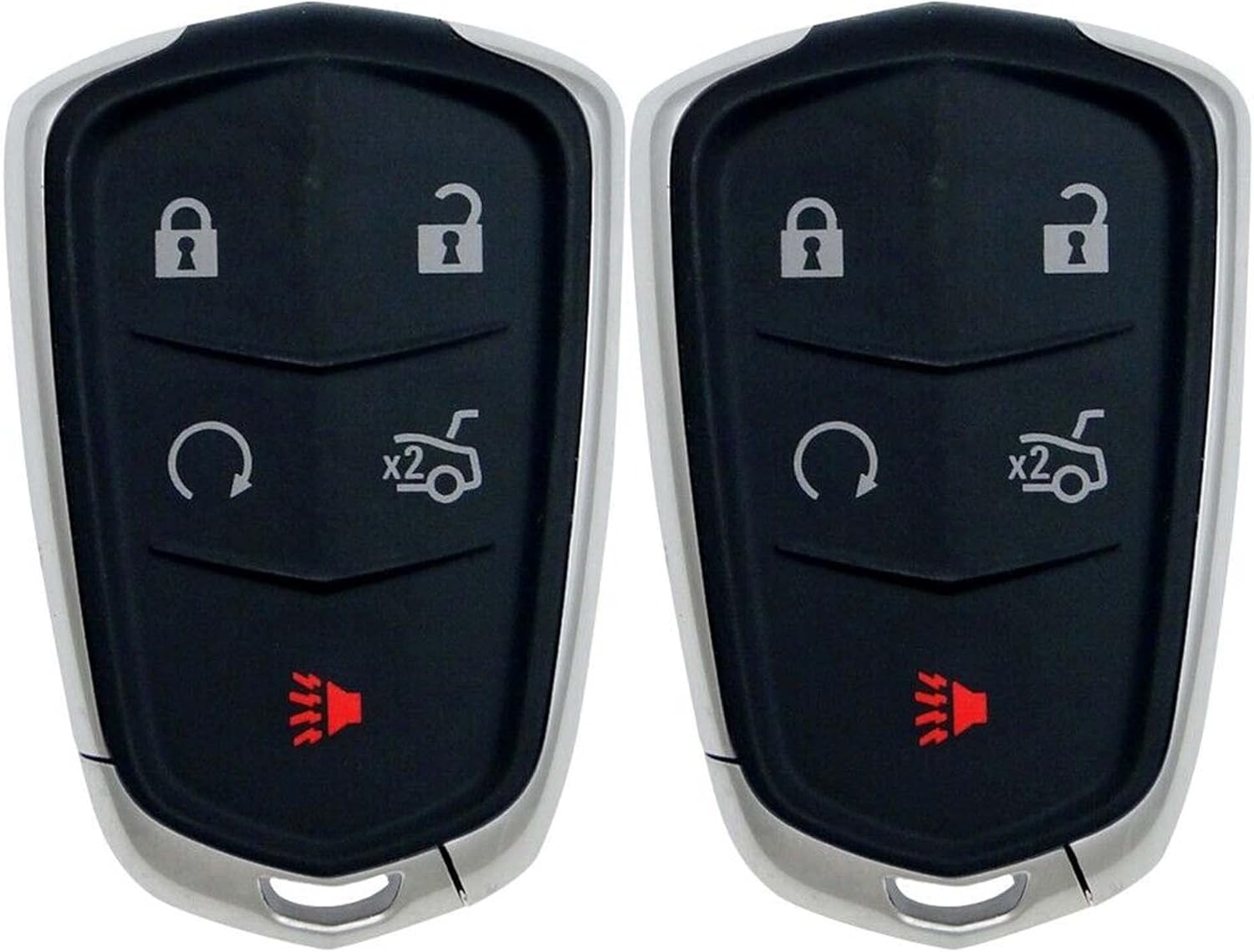 2X New Replacement Key Fob Compatible with & Fit for Select Cadillac Vehicles *Check FITMENTS* 315 MHz