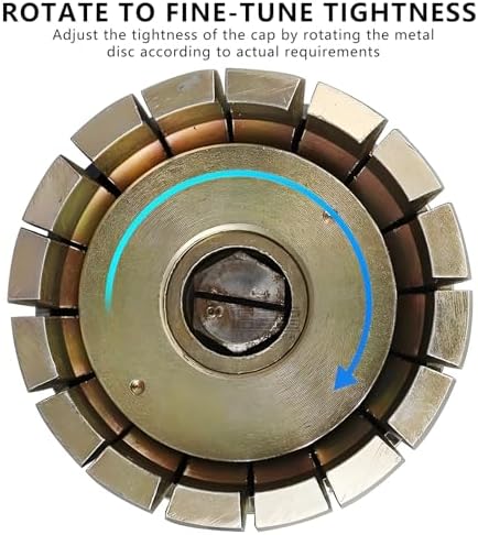 200L Pneumatic Oil Barrel Crimper - Handheld Drum Sealing Machine for Paint Barrels, Φ35mm & Φ75mm Capping Tool, 1300Lbs Pulling Force, Industrial Quality