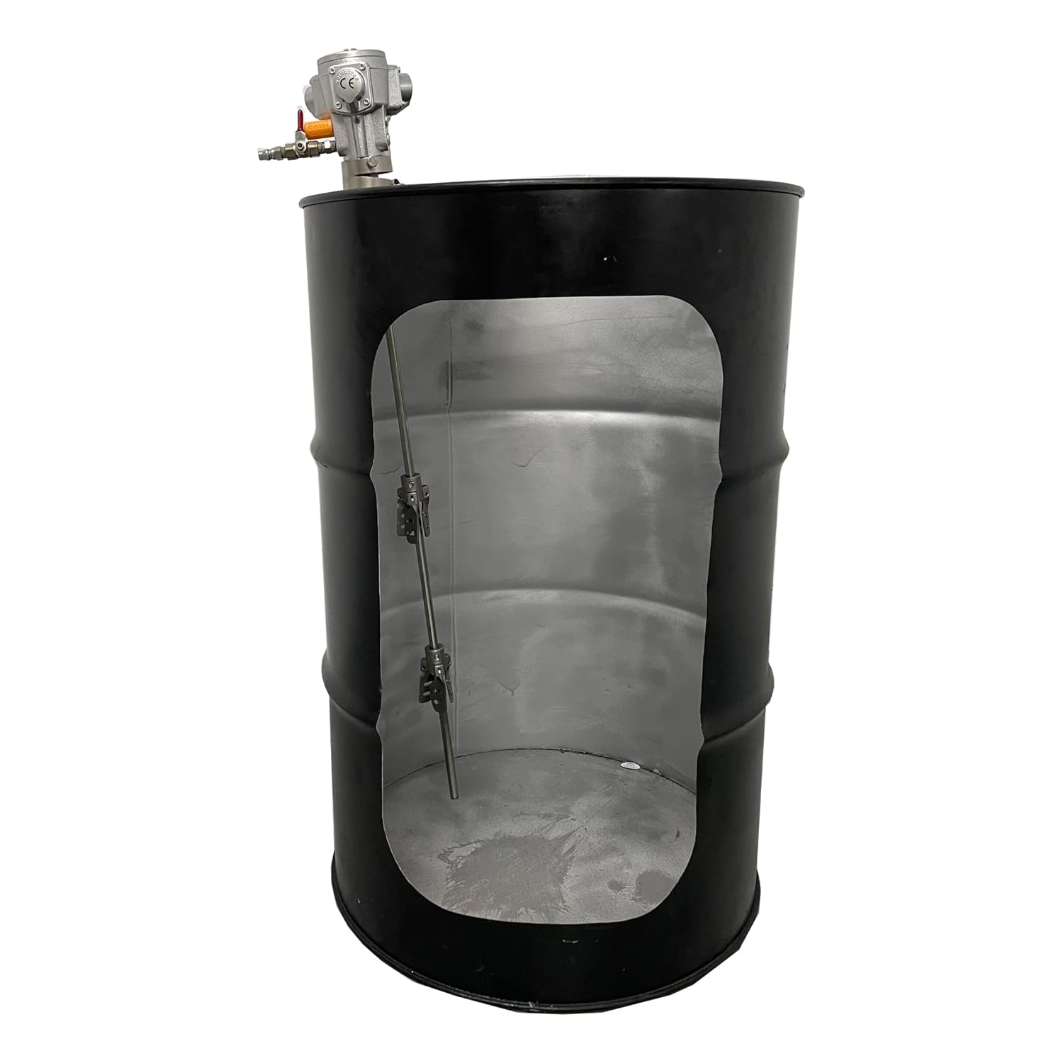 COSMOSTAR 55 Gallon Pneumatic Agitator 1/8HP Bung Mount Tank Barrel Drum Mixer | Pneumatic Bracket Mixer, Paint Stirring Machine Bracket Air Agitator Paint Mix Tool