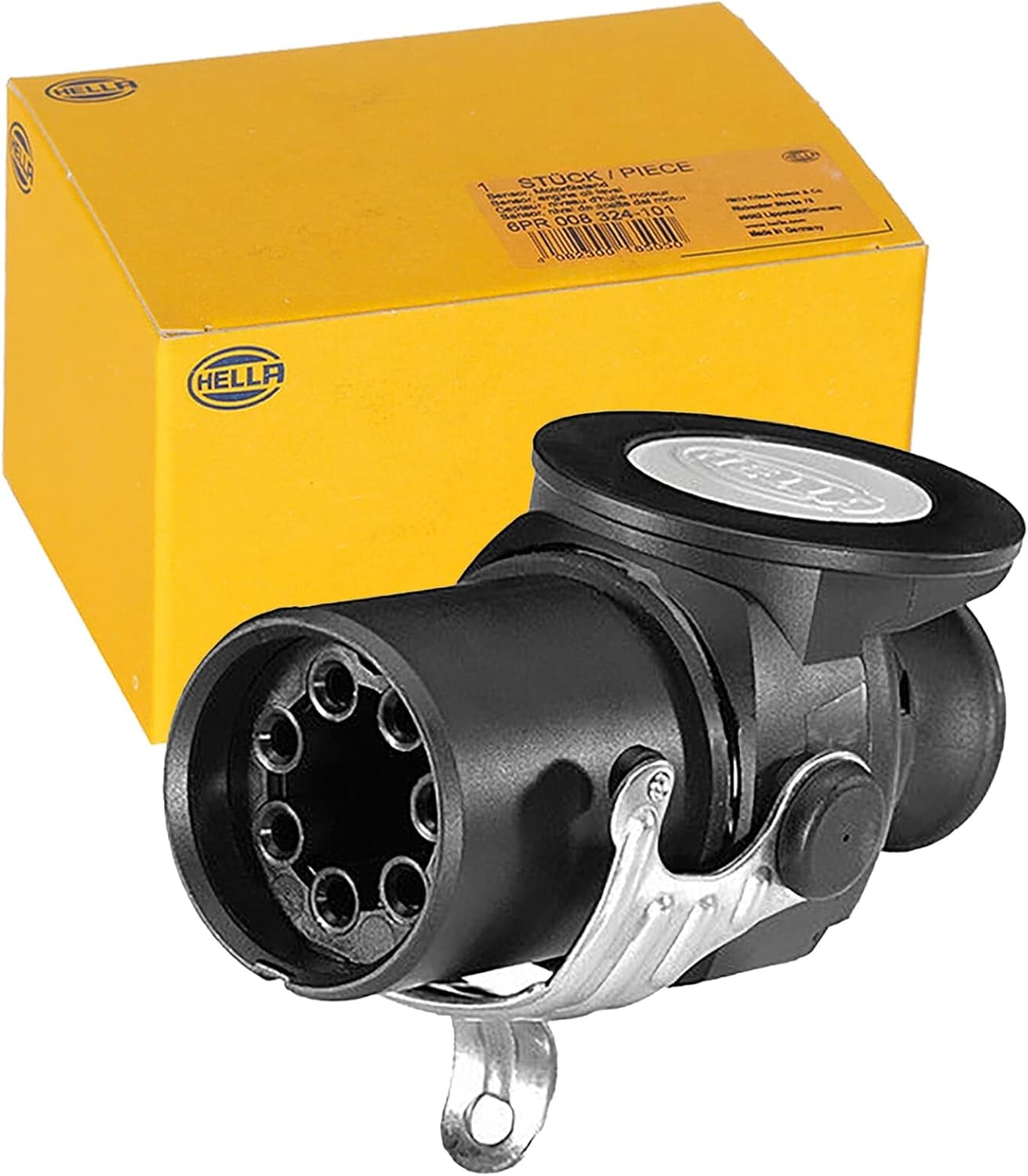 HELLA 8JA 007 644-041 Plug - 24V - 7-pin connector - Plug: Crimp Contact/Soldered Pin Contact