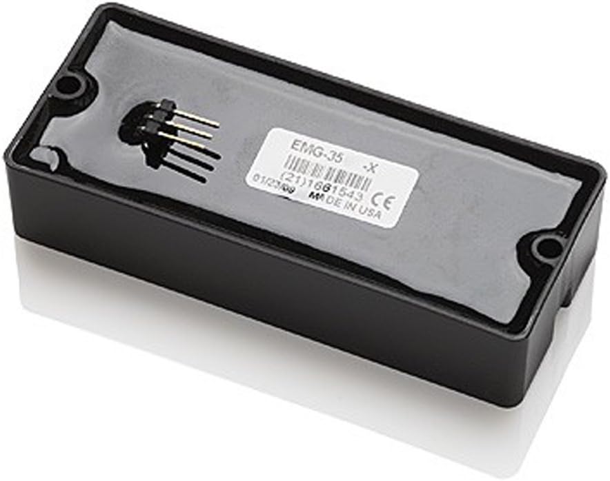EMG Pickups »35DCX – 4-String Bass Pickup – Black« Pickup for Electric Bass | PU: 35DC | X-Series Preamp | Colour: Black