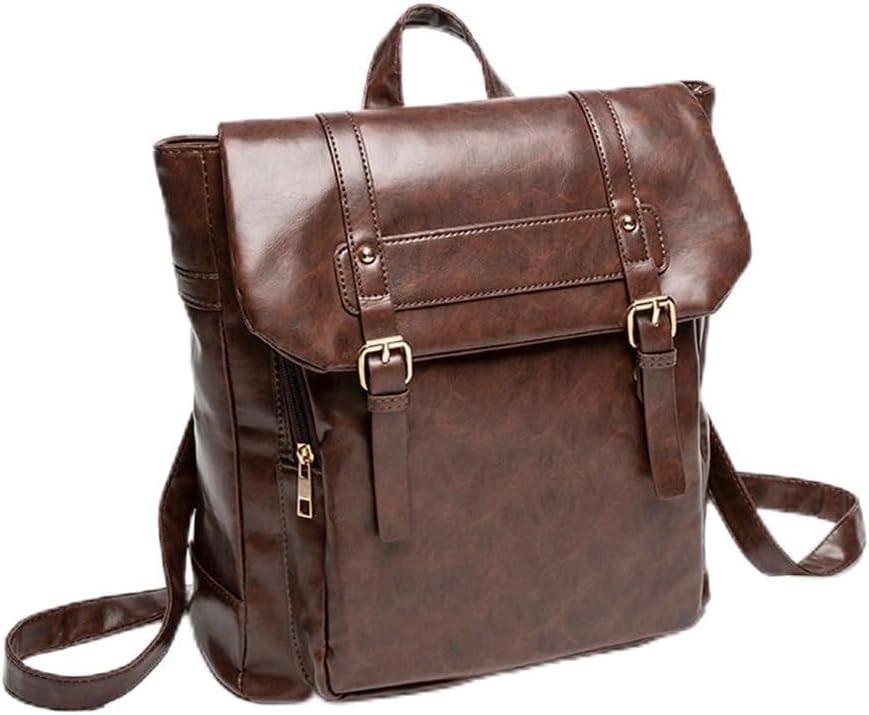 Retro European Women's Backpack Bag Leather British