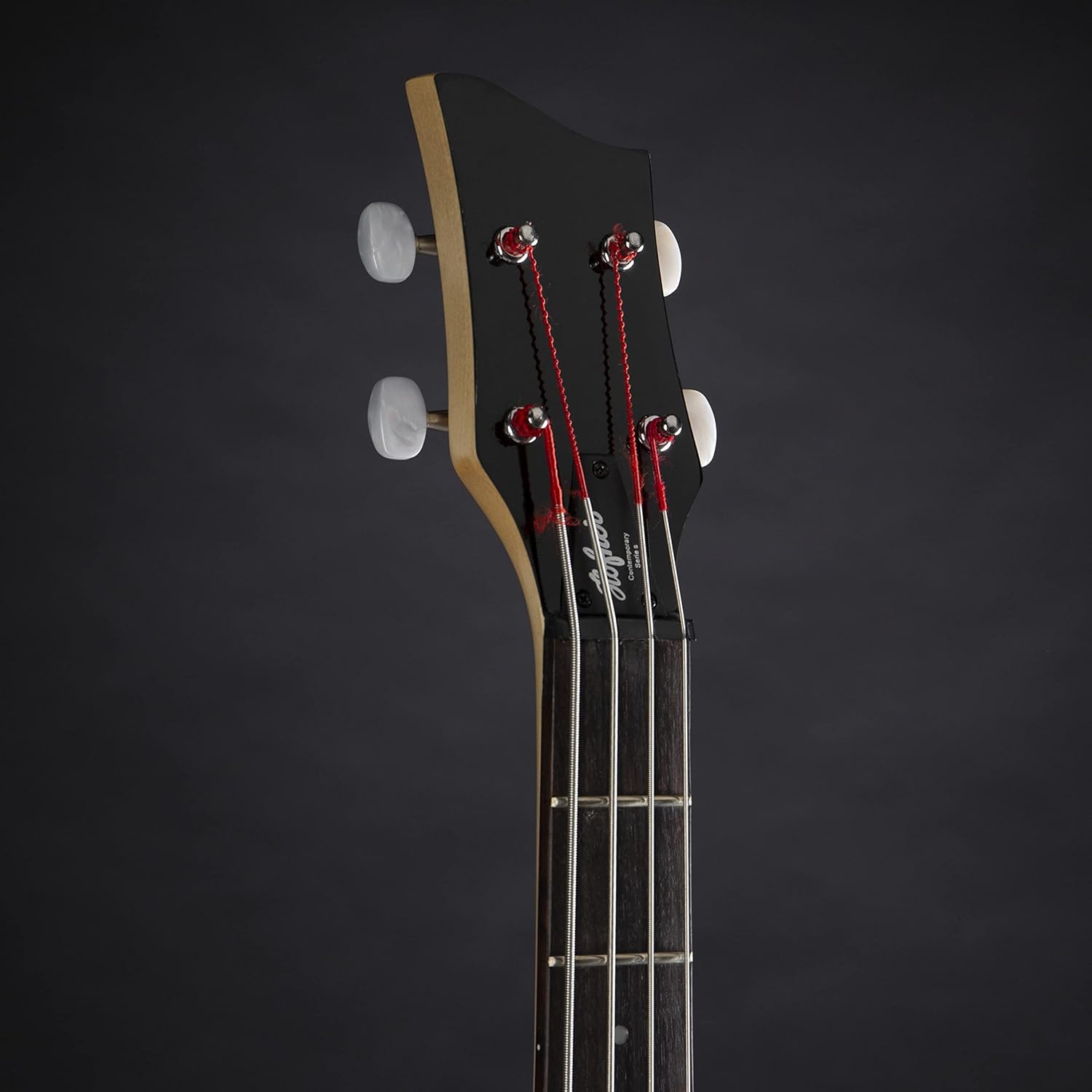 HOFNER Shorty Electric Bass Guitar, White, W/Gig Bag