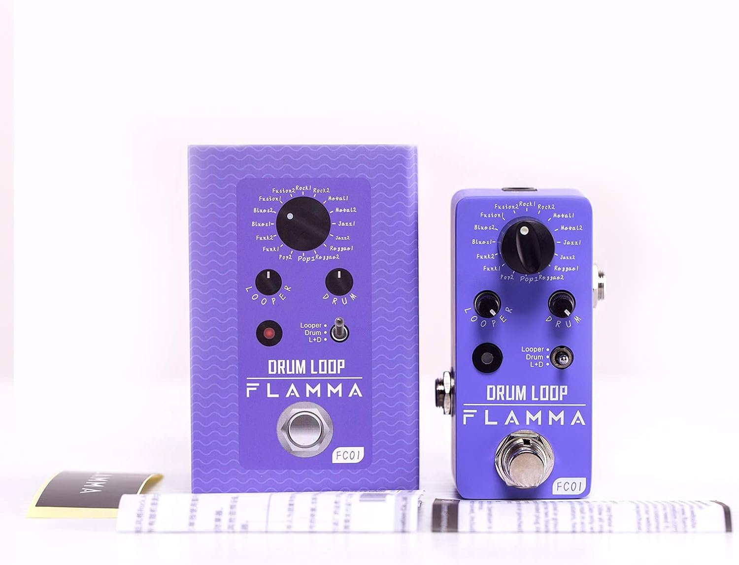 FC01 Drum Looper Guitar Pedals and FC03 Delay Pedal