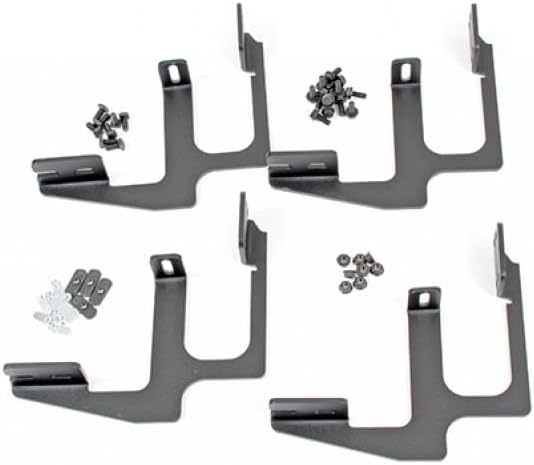 Dee-Zee Running Board Brackets for GMC Acadia 2007-2016 Denali Texture Black