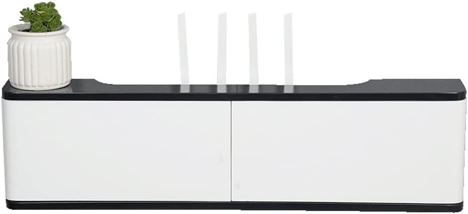 Floating Shelf Bracket Router Storage Box Cable Power Plug Wire Storage Boxes Wall Mount Floating Shelf Multi-Function Storage Rack Shelves Bracket (Color : B, Size : Large)