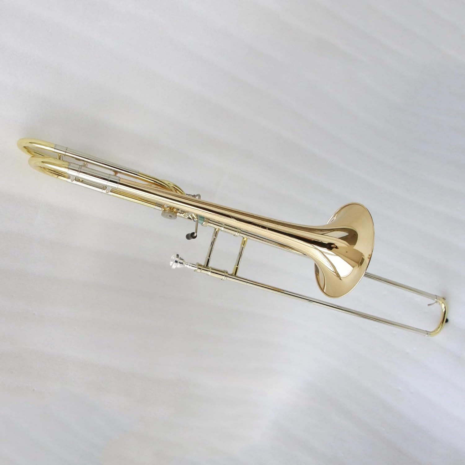 Professionals euphonium Trombone Instrument Bb/F Gold Lacquered Trombone Gold Copper Speaker