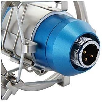 Condenser Recording Microphone Computer Network Karaoke for Radio Broadcasting Ktv Karaoke Vocal Microphone, Blue