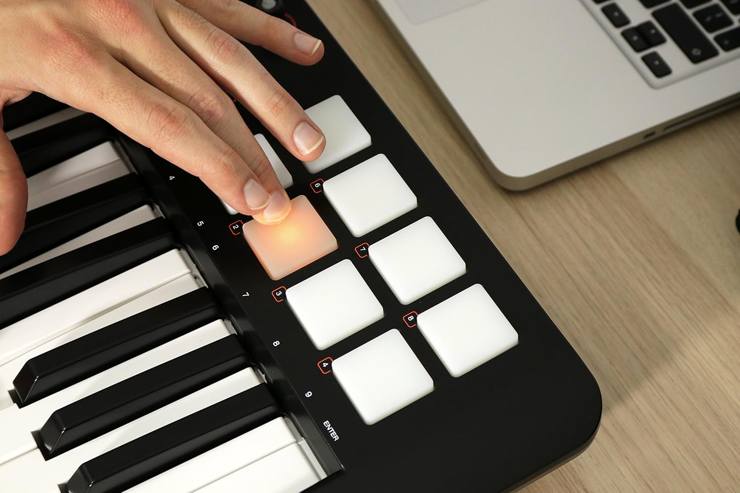 M-Audio Oxygen 49 IV | 49-Key USB/MIDI Keyboard with 8 Trigger Pads & A Full-Consignment of Production/Performance Ready Controls