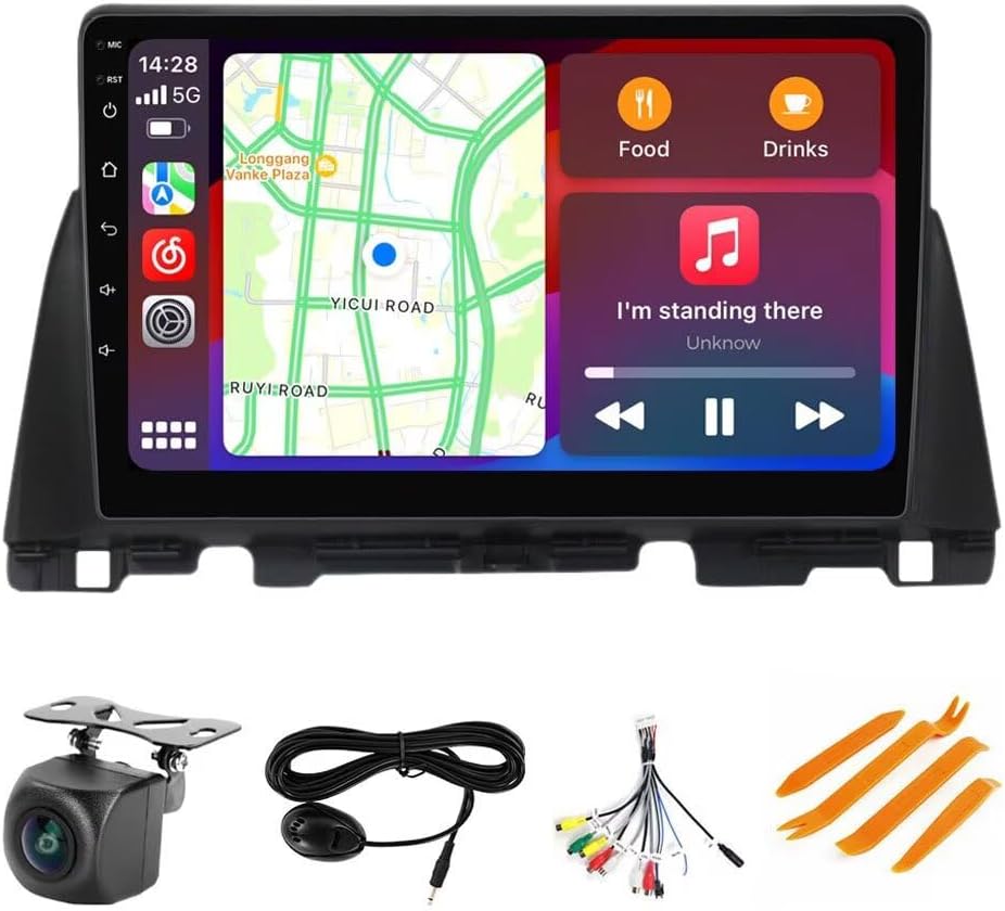 Radio Stereo for Kia Optima K5 2016-2020, Biorunn Android 10.1 Inch Octa Core GPS Navi Car-Play Android Auto IPS FM AM RDS SWC DSP, 4GB RAM 32GB ROM