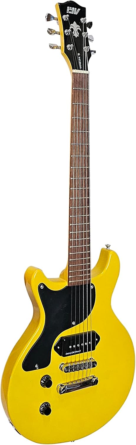 IYV 6 String ILJR-200 LH, Solid Basswood Body Electric Guitar, TV Yellow, left hand