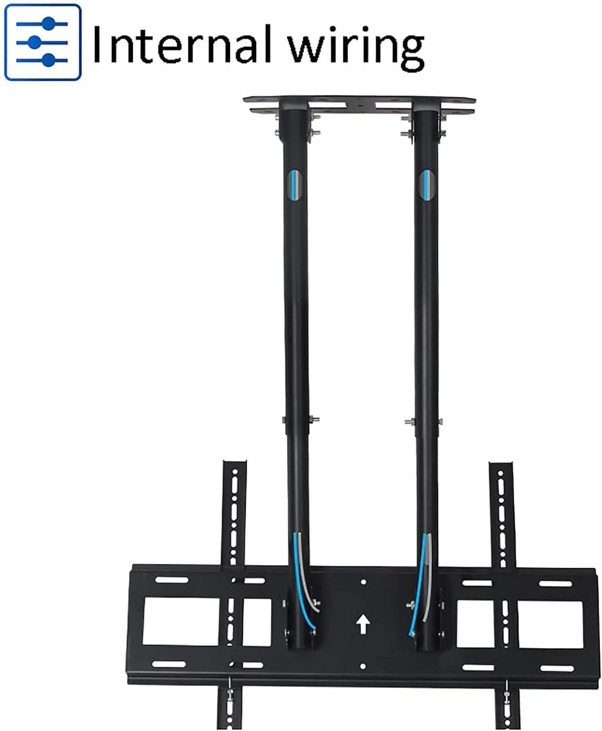 tv Wall Mount' Telescopic TV Bracket TV Wall Mount Ceiling TV Mount, Full Motion 360° Tilt Swivel TV Bracket, Fits 60-100 Inch LCD Screen Folding tv Mount Wall Mount tv Bracket