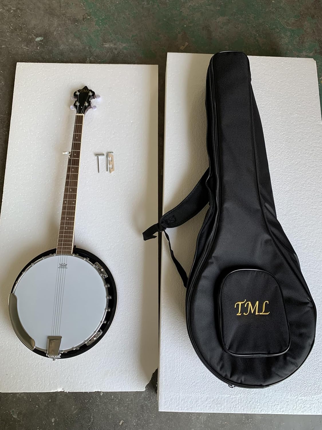 5-String Banjo 24 Bracket with Closed Solid Back and Geared 5th Tuner