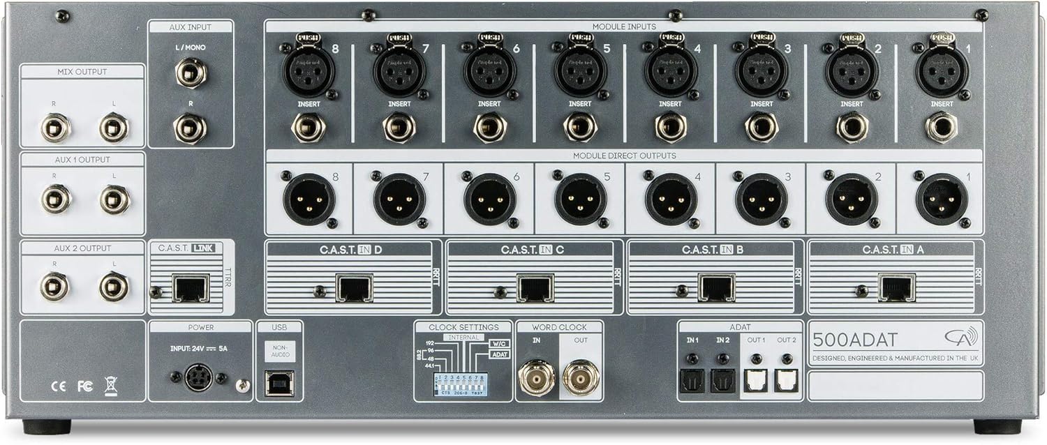 Cranborne Audio 500ADAT 8-slot 500 Series Chassis with ADAT I/O