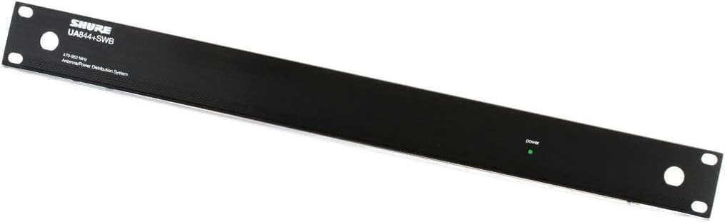 Shure UA844+SWB/LC Five-way Active Antenna Splitter & Power Distribution System for QLX-D, ULX, ULX-D, SLX & BLX4R Receivers