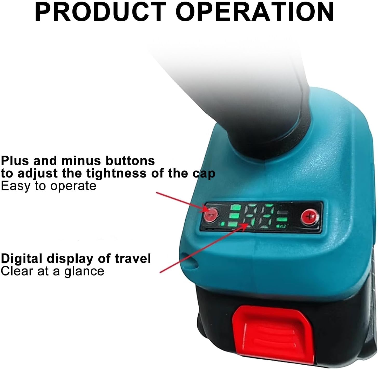 Oil Barrel Crimper Sealer, Iron Drum Cap Crimping Tool, Electric Oil Barrel Sealing Machine, for Petroleum, Grain (40MＭ)