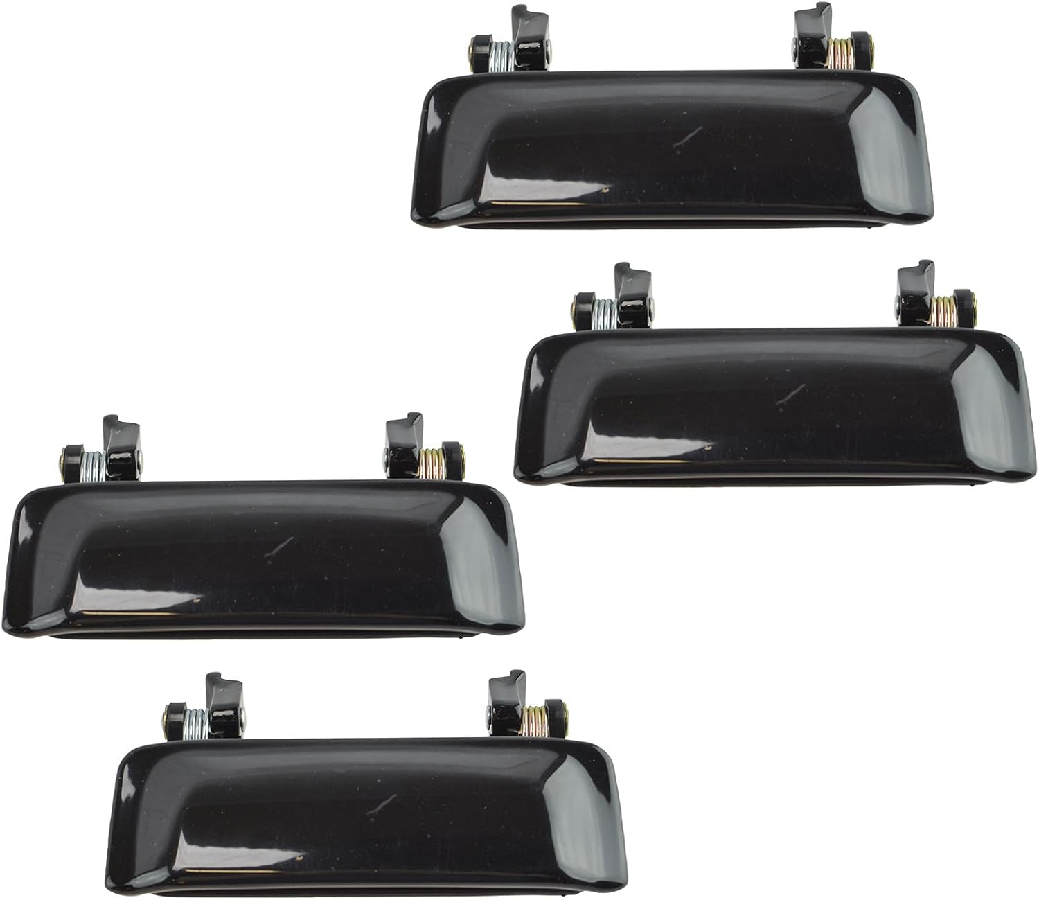 TRQ Metal Reinforced Front & Rear Exterior Door Handle Set Compatible with 1998-2001 Ford Explorer 2001-2005 Explorer Sport Trac Mercury Mountaineer FO1310117