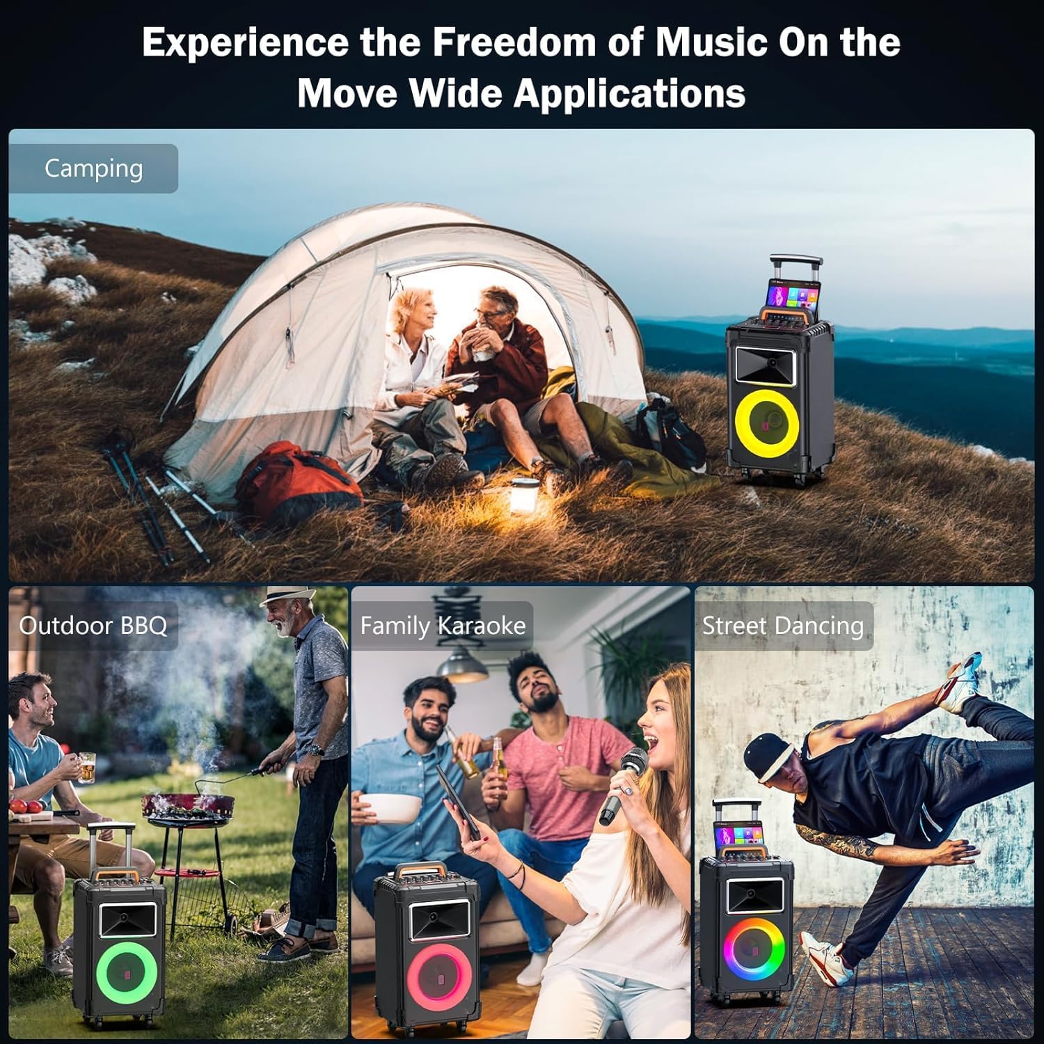 Bluetooth Wireless Speaker with 10