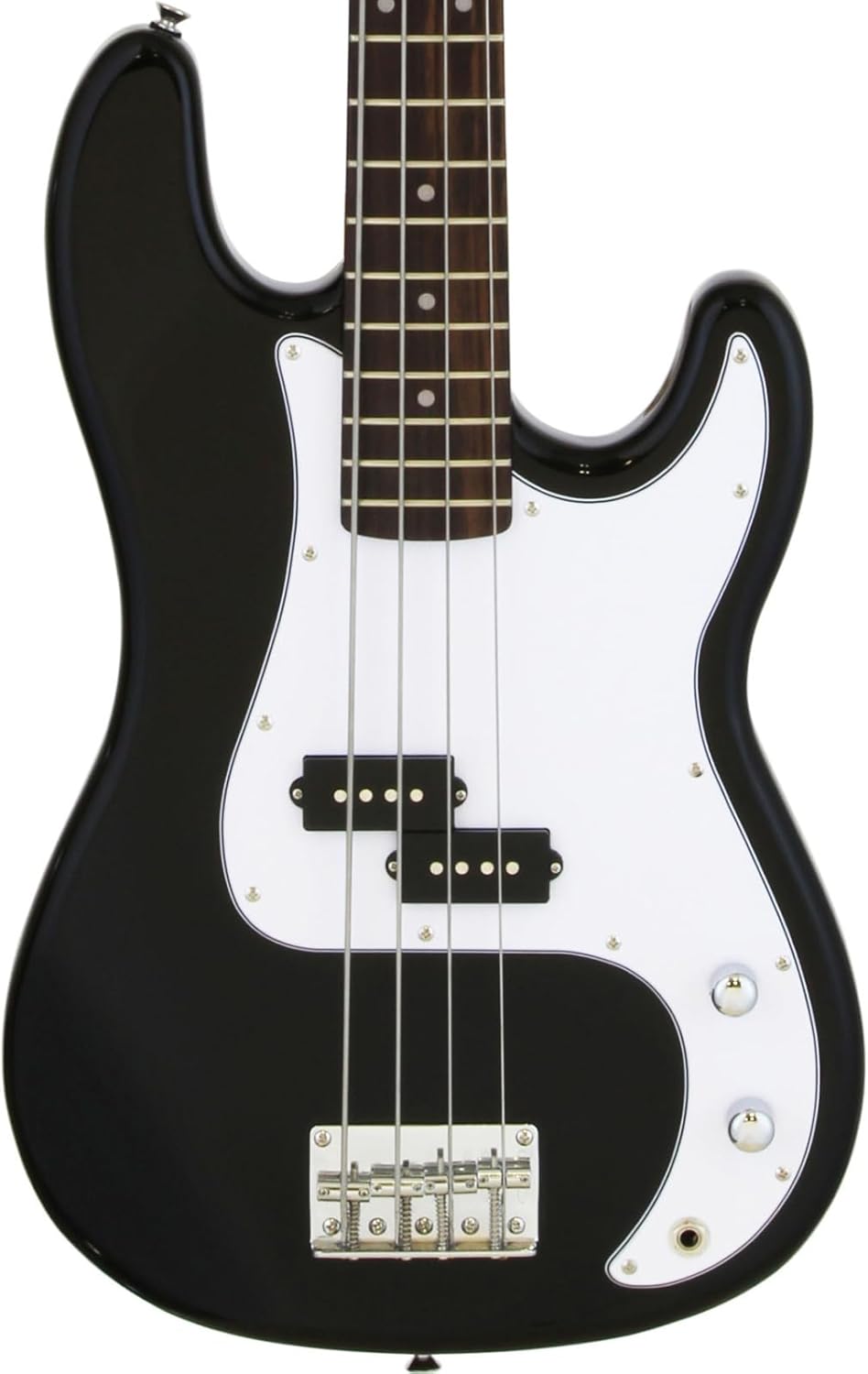 Aria STB-PB Electric Bass Guitar in Black