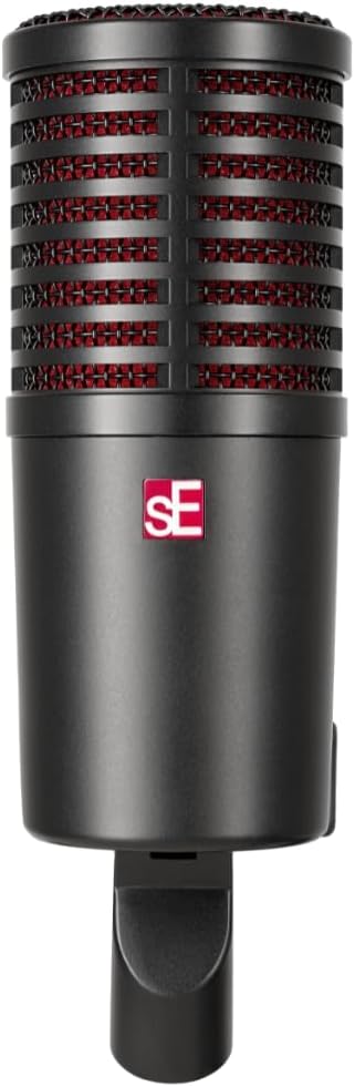 SE ELECTRONICS Dynacaster Dynamic Broadcast Microphone with Built-in Dynamite Pre-amp