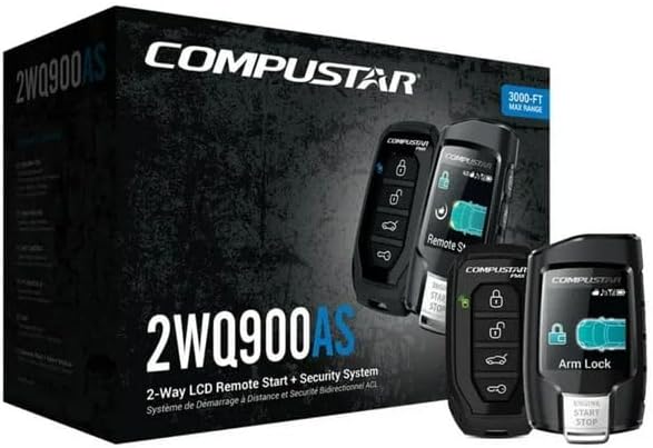 CS 2-Way LCD 3000' Alarm/Starter, Blade Ready