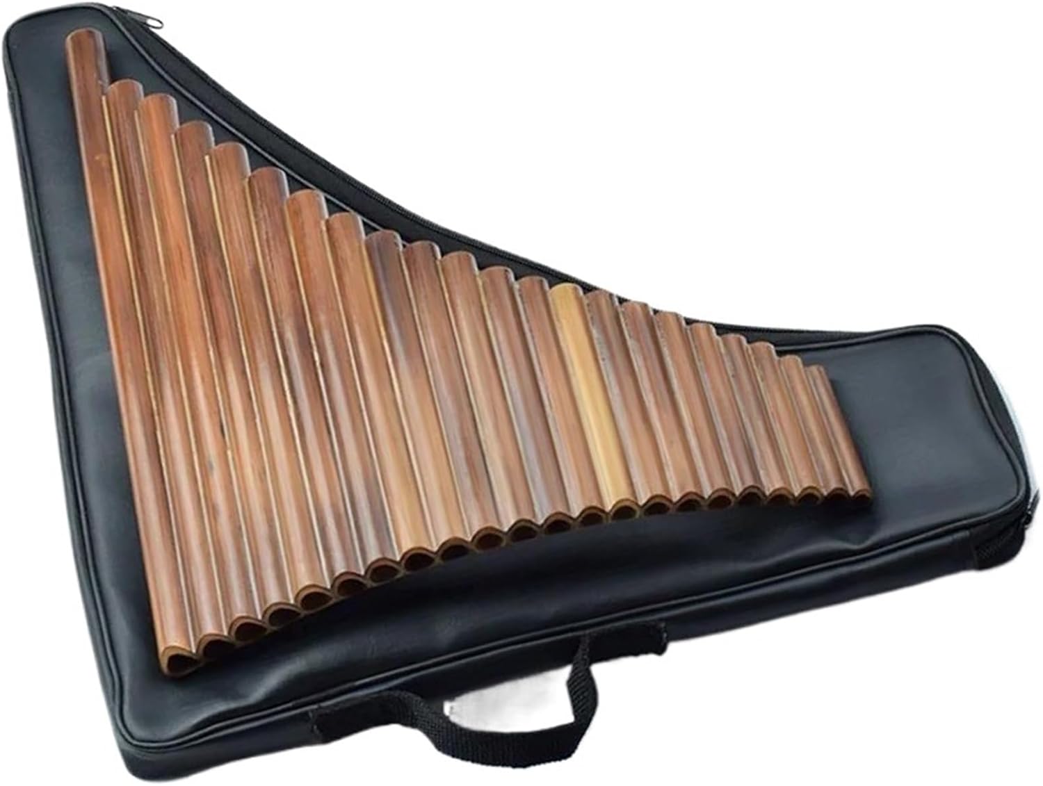 pan flute for beginners 22 Tubes Pan Blowing Flute Chinese Professional Traditional Musical Woodwind Instruments Chinese Vertical Flutes (Color : F key)