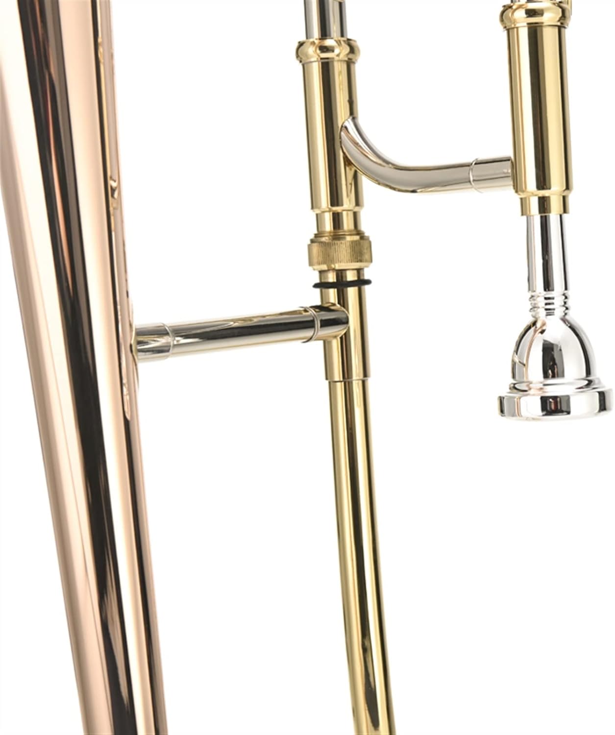 TSTS Bb Tune Tenor Trombone Phosphorus Copper Gold Lacquer Musical Instrument Beginner Trombone