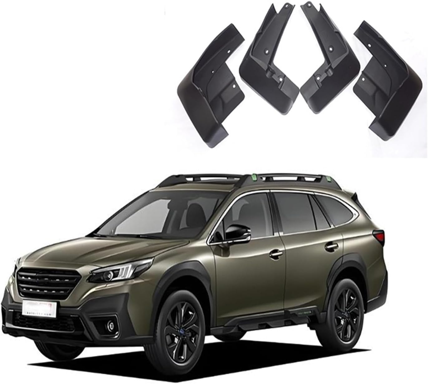 Fender Compatible for Subaru Outback 2021-2025 Mud Flaps Splash Guards MudFlaps Front Rear Wheel Mudguards 4pcs Auto Car Accessories