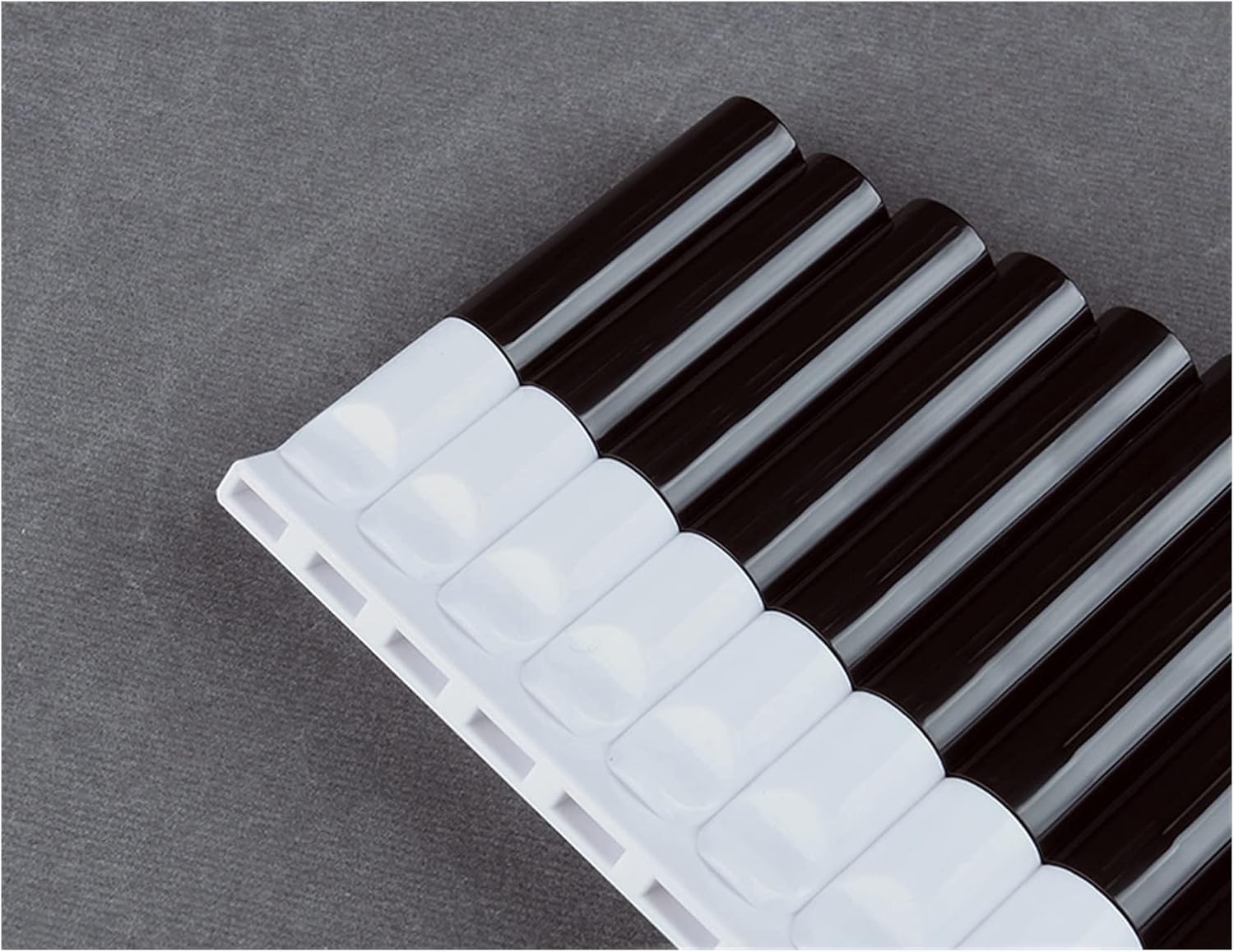 TSTS Beginner Pan Flute 18 Pipes C Key Pan Flute Woodwind Instrument (Color : White and Brown)