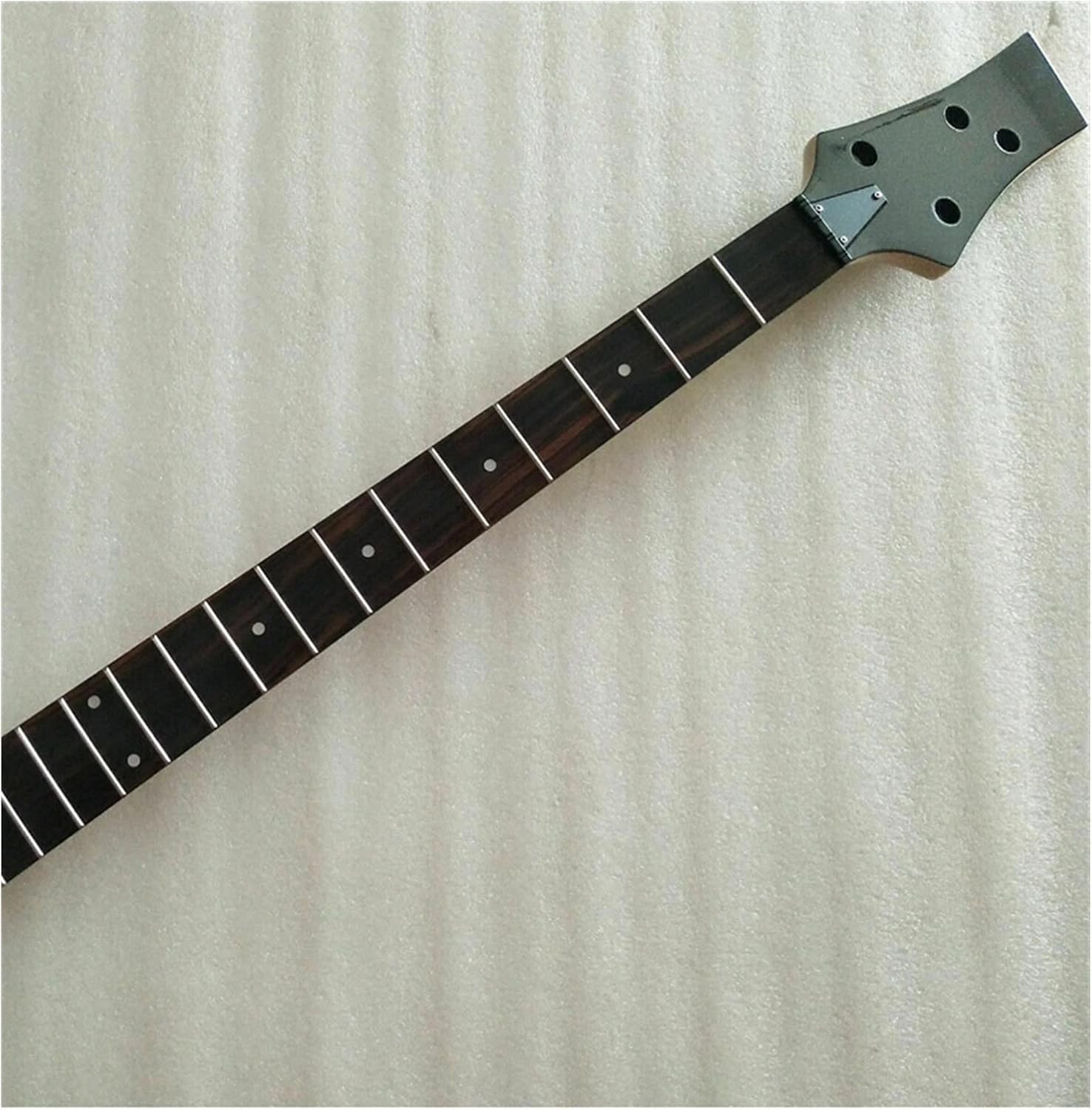 4 String Maple 24 Frets Bass Guitar Neck Replacement Rosewood Fingerboard 34 Inch Electric Guitar Neck