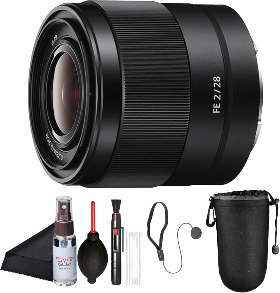 Sony FE PZ 28–135mm F4 G OSS Power Zoom Lens (SELP28135G) – Full-Frame E-Mount | Constant F4 Aperture | Lens Pouch, Cap Keeper, Cleaning Kit, and More