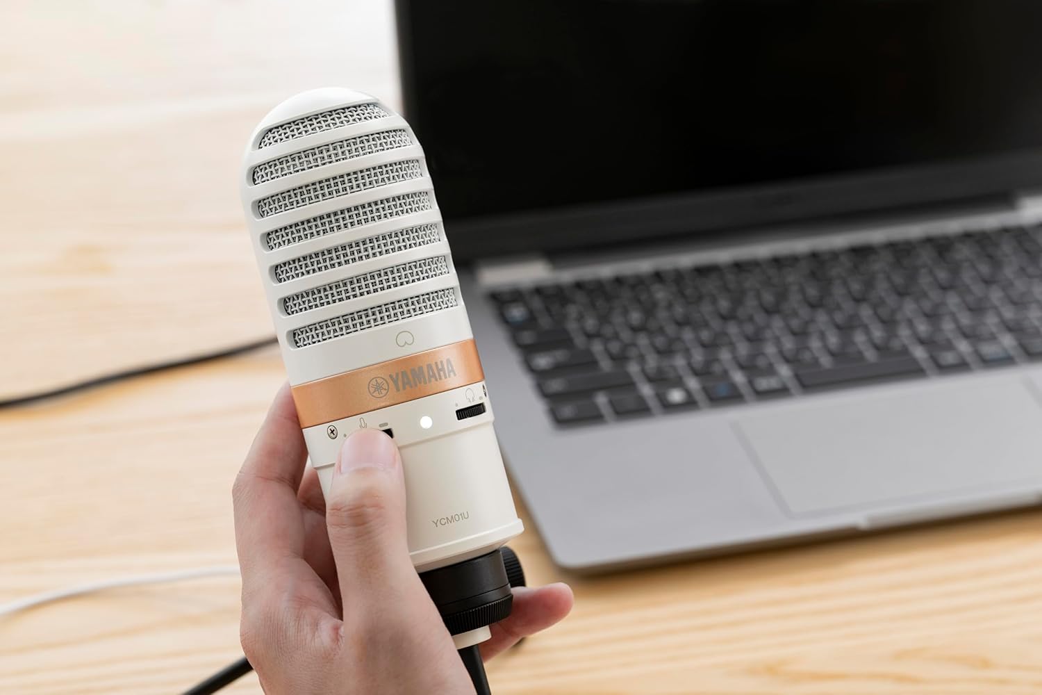 Yamaha YCM01U White High-Definition USB Condenser Microphone