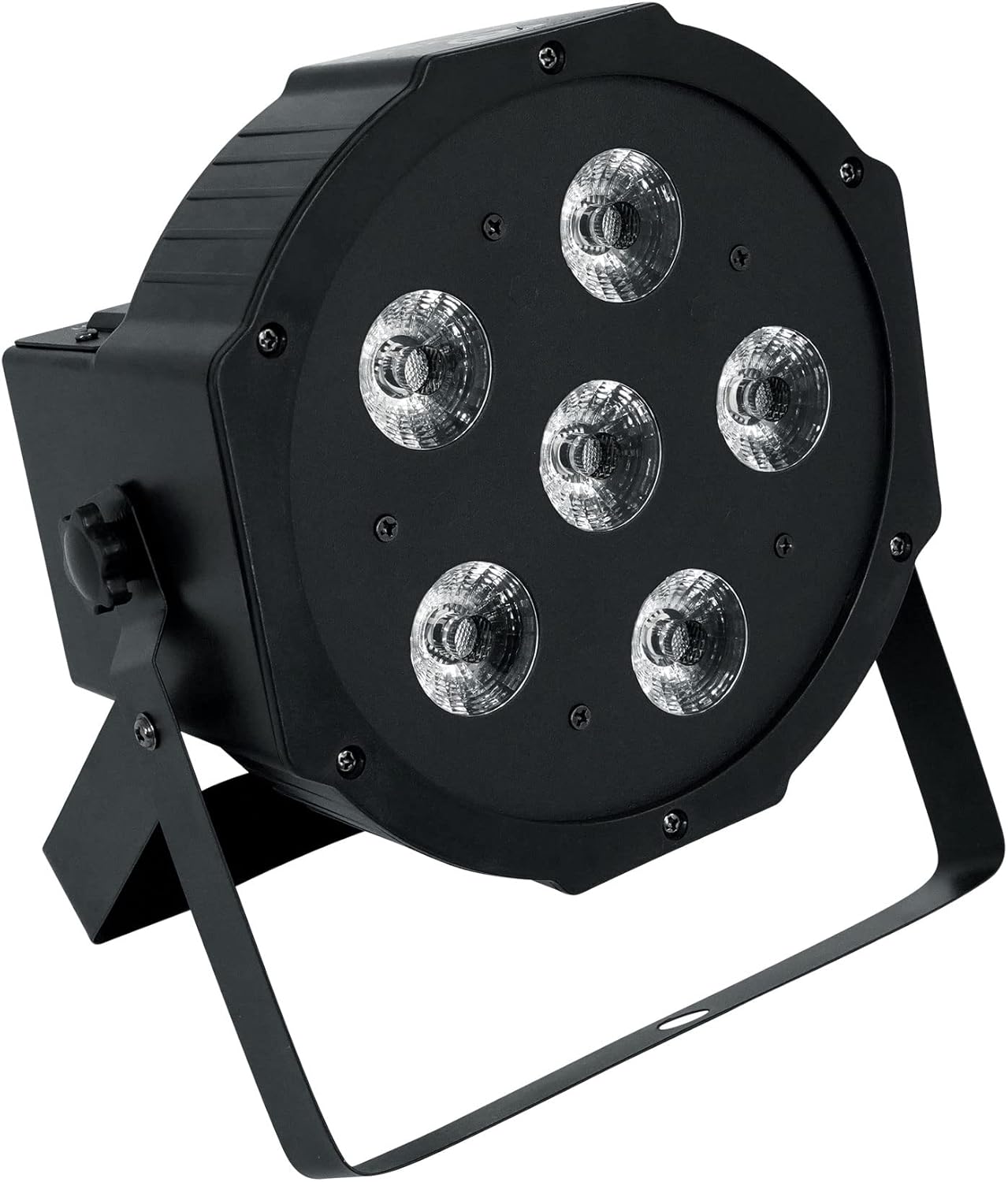 Rockville Battery PAR 6RF Bundle: 6 RGBWA+UV 22W Battery Powered Wireless DMX Par Wash Lights, RLBP6 Padded Backpack Bag for Uplighting Transport, 7-Items