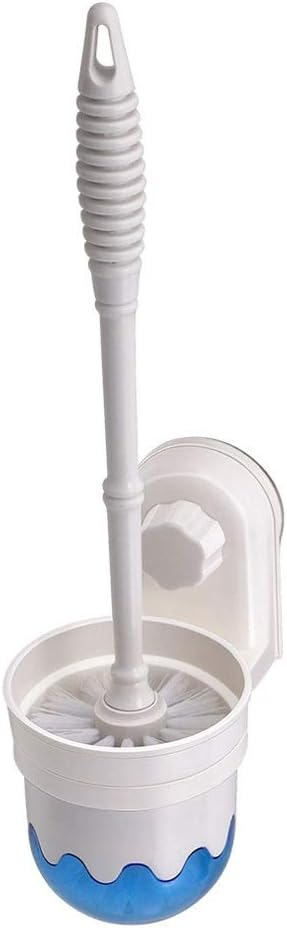 Plastic Toilet Brush Cleaning Kit for Bathroom Color: White