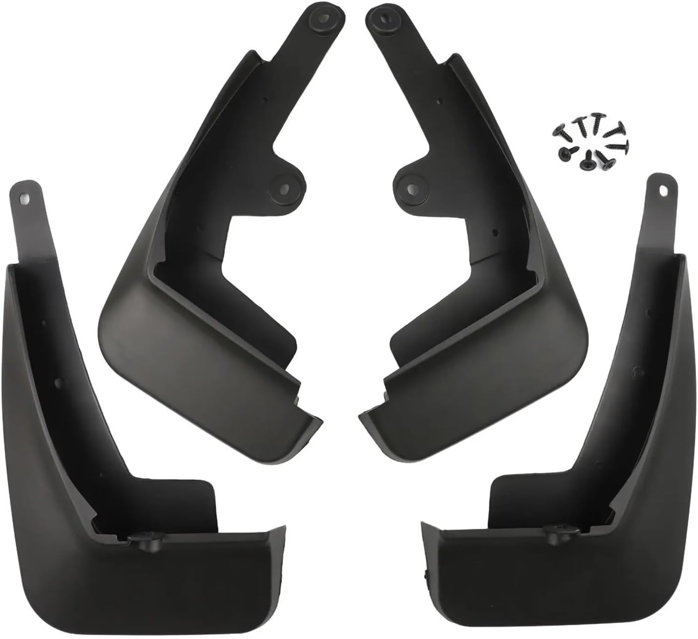 4pcs Car Tire Front Wheel Mud Flaps Splash Guards with Screw Fit for Mazda CX30 2020-2023