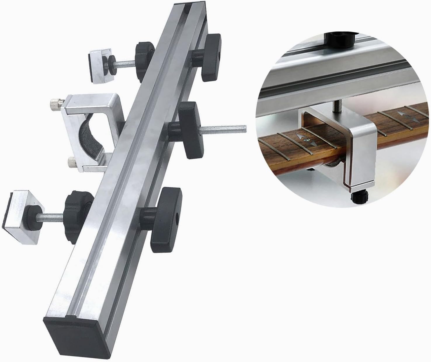 Guitar Neck Deformation Corrector Aluminum Alloy Guitar Neck Bend Correction Straightening Repair Tool for Luthier