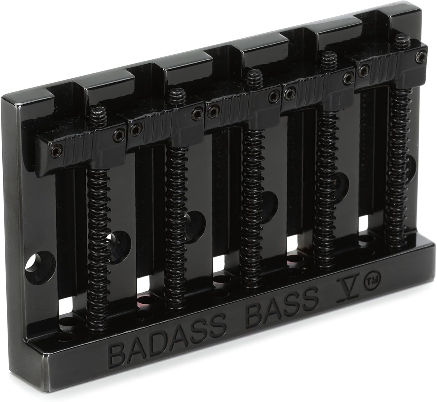 Leo Quan Badass V 5-String High-mass Bass Bridge - Black