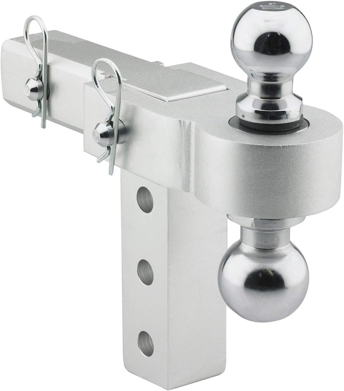 SmittyBilt 6IN ADJ Alum Drop Hitch 2